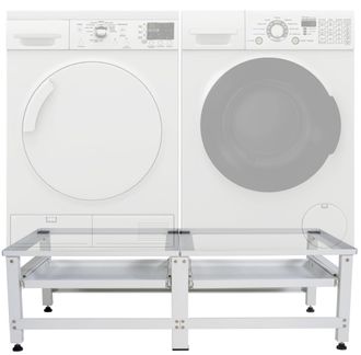 Clp Clp - Pedestal Tampa Doble Para Lavadoras Blanco