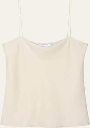 Another Tomorrow Silk Camisole Top