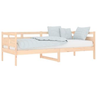 Berkfield Home Beautiful Day Bed Solid Wood Pine 80x200 cm in Natural