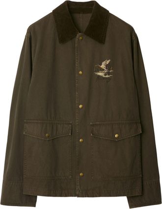 Burberry Katoenen jack - Groen