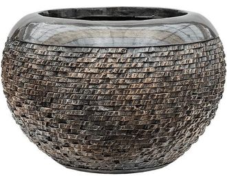 Baq Grosser Blumentopf Luxe Lite Universe Layer Globe &oslash; 45 cm - Bronze