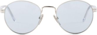 Prada Zonnebril met rond montuur - Zilver