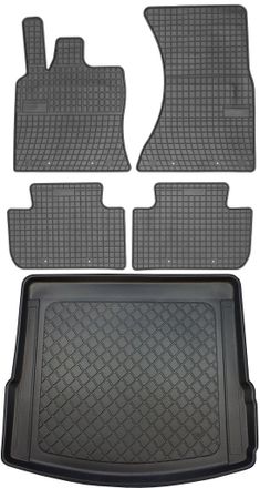 OEM Juego De Alfombrillas De Goma Para Coche Y Alfombrilla Para Maletero Para Porsche Macan Suv A Partir De Marzo De 2014