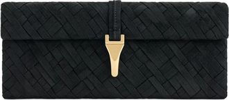 JW PEI Pochette Zaria Tress&eacute; - Dames - Portefeuilles - Zwart - ONE Size - Leer - Accessoires