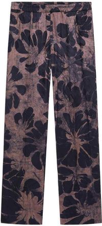 Dries Van Noten Viscose Floral Trousers