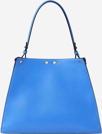 Fendi Womens Shoulder Bag Way Light Blue Calfskin