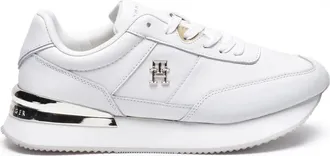 Tommy Hilfiger White Elevated Runner Sneakers