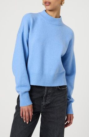 French Connection Vhari Mock Neck Sweater in Dusted Blue at Nordstrom, Size X-Small