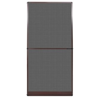 Berkfield Home Brown Hinged Insect Screen for Doors 120 x 240 cm