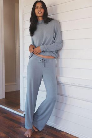 Eberjey Cozy Time Straight-Leg Sweatpants