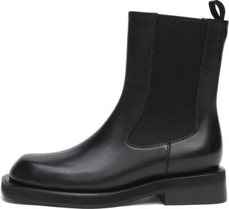 Cesare Gaspari Chelsea Boots - Dames - Chelseaboots - Zwart - 40 EU - Leer - Schoenen