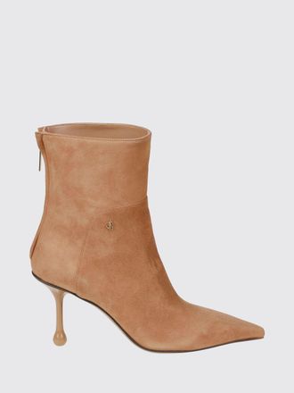Jimmy Choo London Tronchetti in pelle scamosciata con tacco alto a goccia