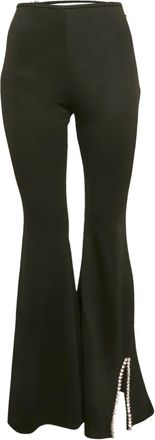 Area Broek verfraaid met kristallen - Zwart