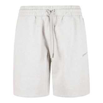 Off-white Casual Shorts, male, Gray, Size: XL Scribble Diag Sweat Shorts