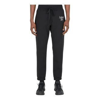 More Joy Sweatpants, male, Black, Size: S Logo Embroidered Classic Track Pants