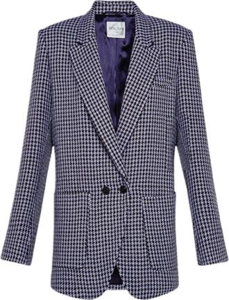 Forte_Forte Double-Breasted Blazer - Dames - Blazers - Veelkleurig - L - Jassen