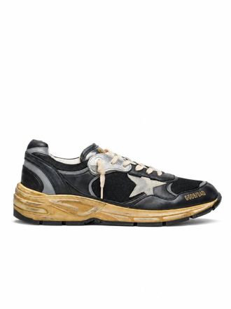 Golden Goose Black Logo Running Sneakers