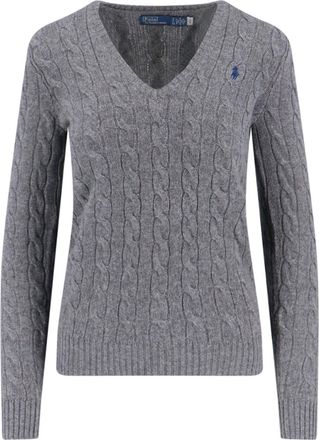 Ralph Lauren Logo Braided Sweater