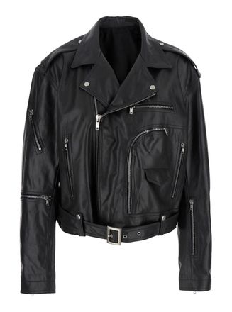 Women's Rick Owens Leather Jackets - up to −67% | Stylight
