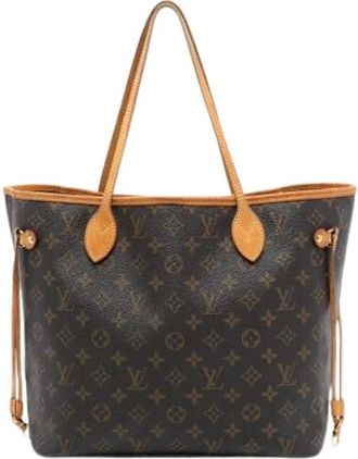 Louis Vuitton Pre-owned Tote Bags, female, Brown, Size: ONE SIZE Pre-owned Vintage Leather Tote Bag