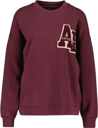 Anine Bing Miles Sweatshirt - Heren - Sweatshirts - Rood - 2XS - Katoen - Hoodies & sweatvesten