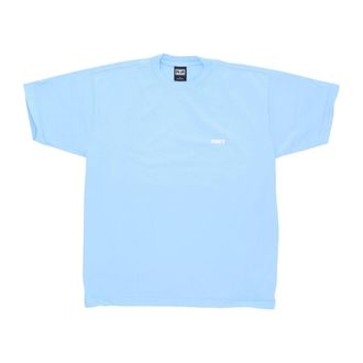 Obey T-Shirts, male, Blue, XL, Sky Blue Heavyweight Tee Mens T-Shirt