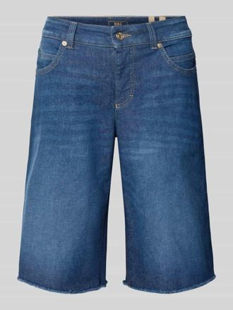 M.A.C Jeansshorts mit Fransen Modell Rich in Marine, Gr&ouml;&szlig;e 32