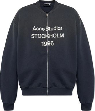 Acne Studios Heren, Sweatshirts & Hoodies, Grijs, Maat: Xl/2Xl Katoen