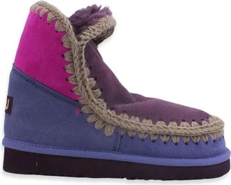 Mou Eskimo 18 Ankle Boot - Dames - Winterlaarzen - Paars - 35 EU - Leer - Schoenen