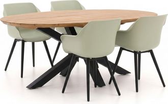 Hartman Hartman Sophie Studio/Stephanie 200cm dining tuinset 5-delig