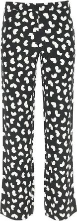 Michael Kors Wijde Broek - Dames - Wijde Broeken - Zwart - L - Broeken