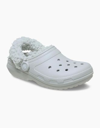 Crocs Mens Classic Fleece Lined Mens Clog - White - Size: 11