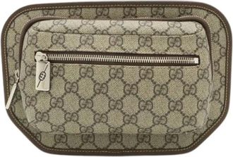 Gucci Pre-owned Belt Bags, female, Beige, Size: ONE SIZE Pre-owned Vintage Pouch