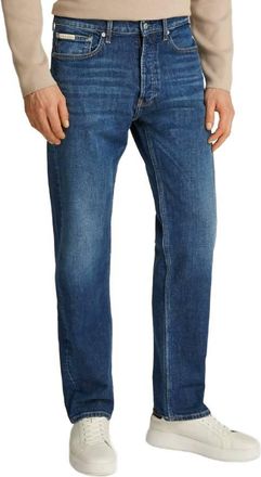 Calvin Klein Mens Standard Straight Denim Jeans, Waist Size 32/29