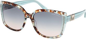 Guess GM00013 89W Womens Sunglasses Tortoiseshell Size 59