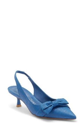 Stuart Weitzman Sofia Pointed Toe Slingback Pump in Indigo at Nordstrom Rack, Size 6.5