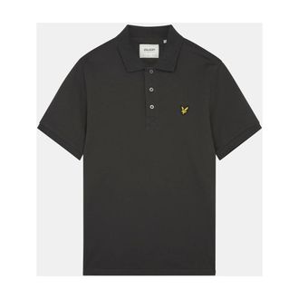 Lyle & Scott Plain Polo - Heren - Tops - Grijs - Maat: L Katoen