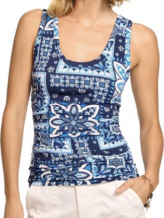 Ramy Brook Indie Tank Top In Navy Piazza