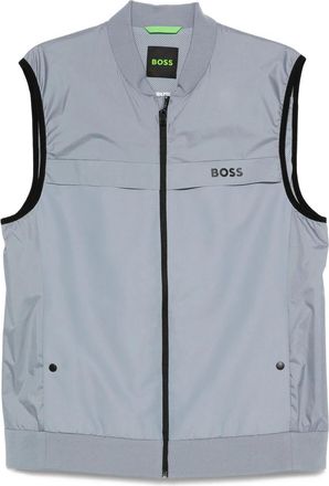 HUGO BOSS Gridlyte Zip-front Sleeveless Gilet