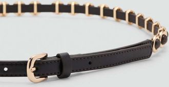 Mango Cintura sottile applicazioni cioccolato - Donna - S - MANGO