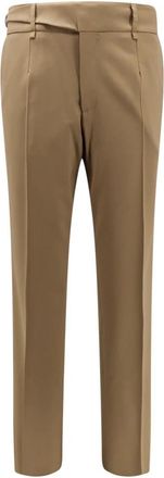 Dolce & Gabbana Bruine Wijde Pijpen Broek - Heren - Nette broeken - Bruin - M - Broeken