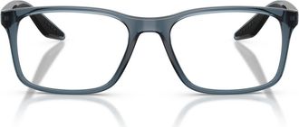 Prada 54mm Pillow Optical Glasses in Azure at Nordstrom