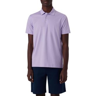 Bugatchi Victor OoohCotton Polo in Lilac at Nordstrom, Size Xxx-Large