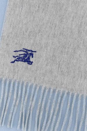 Burberry Unisex Light-Blue Cashmere Reversible Scarf Bankbluepalegrey Sciarpe E Foulard Scarfs