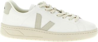 Veja White Lace Up Sneakers