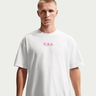 Nike USMNT Nike Mens Soccer T-Shirt in White | IQ2280-133