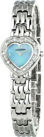 Chronotech Womens Heartshaped Watch Chct2027l31ac - Silver Silver Steel - One Size