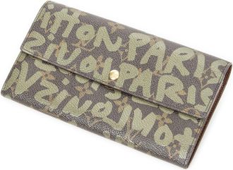 Louis Vuitton Pre-owned Womens Ltd. Ed. Stephen Sprouse Graffiti Porte-Monnaie Credit Wallet - Brown - One Size
