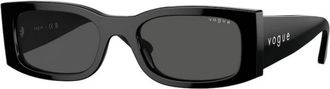 Vogue Eyewear Vo 5584S Zonnebril - Dames - Zonnebrillen - Zwart - 53 MM - Accessoires