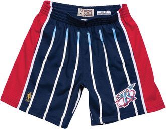 Mitchell & Ness NBA Swingman Shorts Houston Rockets Road 1996-97 Navy White SMSHGS18234-HRONAVY96